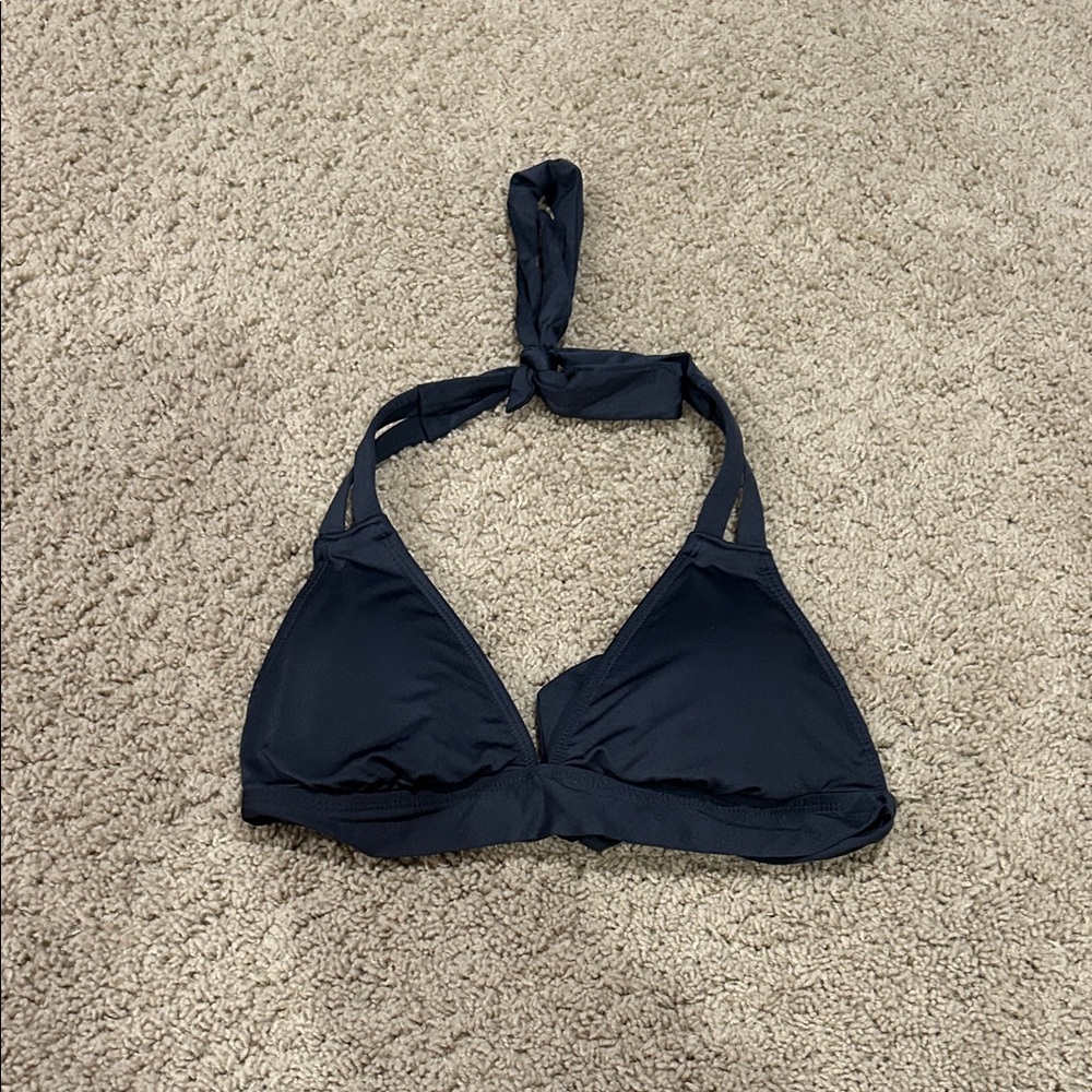 Aerie Dark Blue Halter Bikini Top